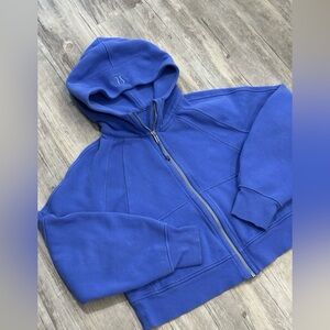 Lululemon Full Zip Scuba Oversized Blue
